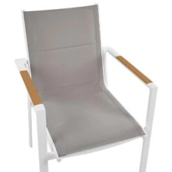 BUSSETO - Tuinstoel Set Van 4 - Grijs - Aluminium -VIDAXL Winkel 5e3d03dfee1349ed83dac432ed676d1f