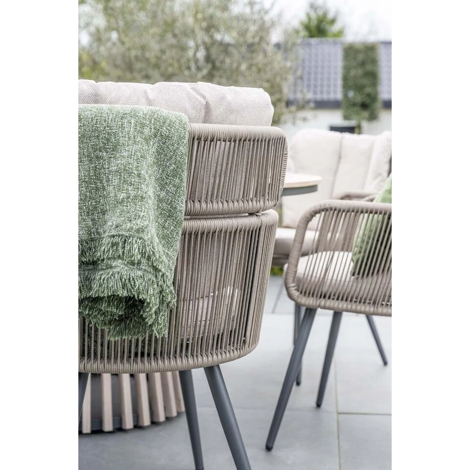 GI Linares/Trinxa Ø148 Cm. (7-delig) - Ronde Tuinset 7 GI Linares/Trinxa Ø148 Cm. (7-delig) - Ronde Tuinset - Afbeelding 5