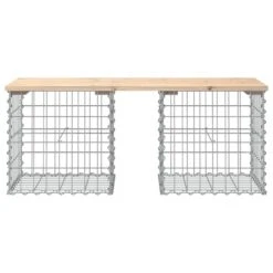 VidaXL - Tuinbank Schanskorfontwerp - Massief Grenenhout - 103x44x42 Cm -VIDAXL Winkel 60c877256c034bb7bcb9965c19a53ca7