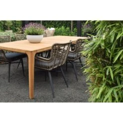VDG Set Van 4 - Jasmine Dining Tuinstoel - Naturel -VIDAXL Winkel 64f66d67408e4c7b833b1183fc0a9027