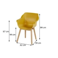 Set Van 2- Hartman Sophie Studio Diningstoel- Curry Yellow- Teak Poot -VIDAXL Winkel 650bc674c02249e98e7c7d46e25e1d6d