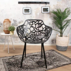 DS4U - Cast Magnolia Stoel Met Arm Zwart 10 DS4U - Cast Magnolia Stoel Met Arm Zwart -VIDAXL Winkel 6587f2b863ff48babd6f730bb23965b0