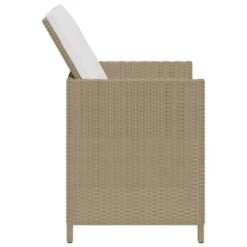 VidaXL - Tuinstoelen - Beige - 4 Stuks - Met Kussens -VIDAXL Winkel 67b4e234944e40b5bbb47cbbafccb1a6