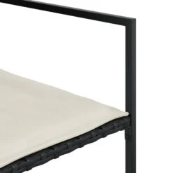 VidaXL - 4-zits Tuinset Wit Kussens - Inklapbaar - Zwart PE Rattan - 110x107 Cm 16 VidaXL - 4-zits Tuinset Wit Kussens - Inklapbaar - Zwart PE Rattan - 110x107 Cm -VIDAXL Winkel 689576c75d7e4d35aa79f1b0ebca0efd