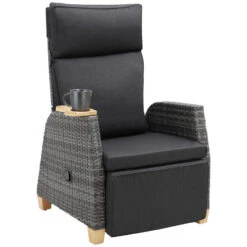Tectake Wicker Fauteuil Pescara Met Aluminium Frame, Rugleuning Verstelbaar -VIDAXL Winkel 69c73df072c7496ab88efdb784f53960