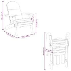 VidaXL - Adirondack Tuinstoel - Kussens - Bruin - Acaciahout - 75x84x90 Cm -VIDAXL Winkel 6a04b0d78dcd4b39860af1ab9c0d4023