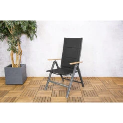 Sens-Line - Pisa Verstelbare Stoel - 65x62x110 - Aluminium -VIDAXL Winkel 6a0e92ff2fd348099b630eb1cfaa8fcf