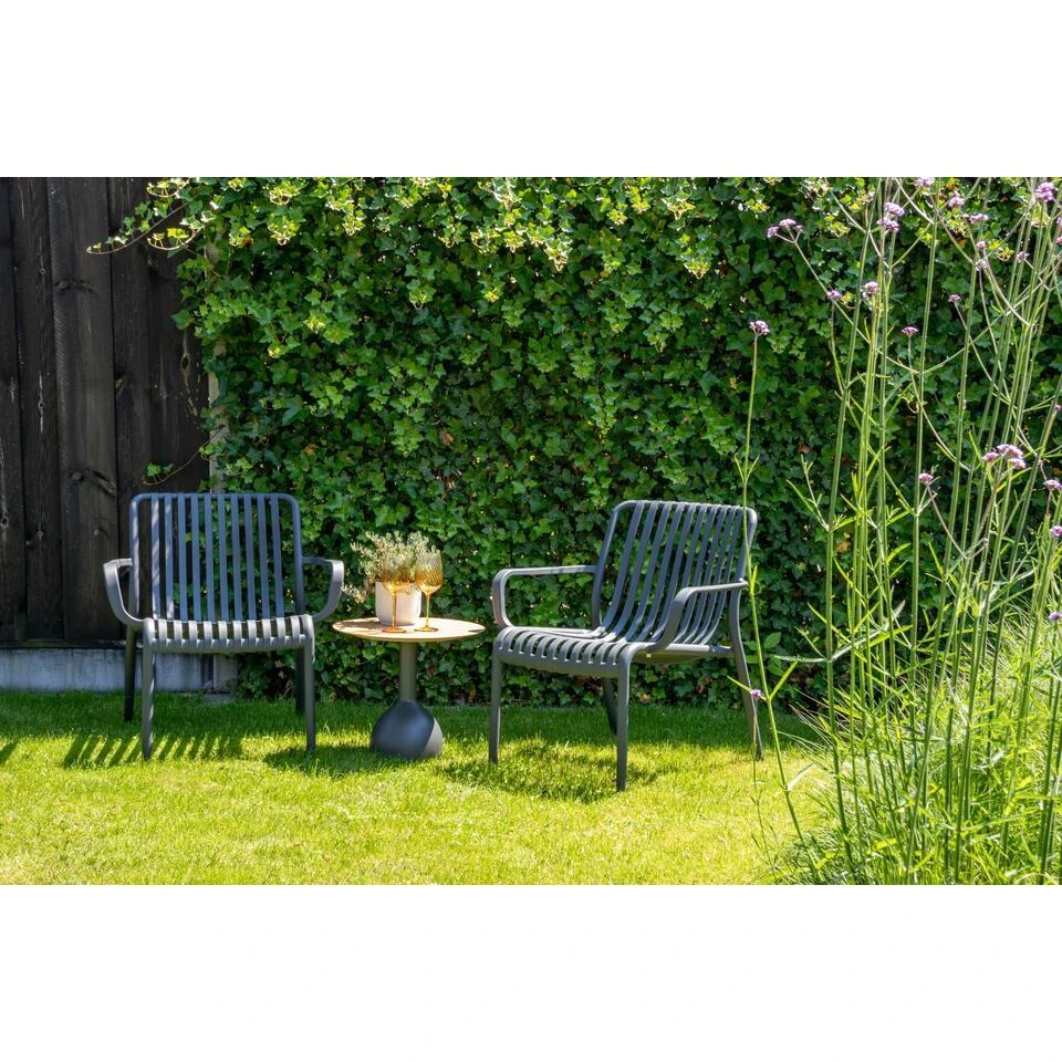 Stripe Loungestoel - Antraciet 4 Stripe Loungestoel - Antraciet - Afbeelding 2