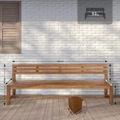 CLP Teakbank Augusta 240 Cm -VIDAXL Winkel 6e52543549dd4ddeb1e7ebdfd226fd47