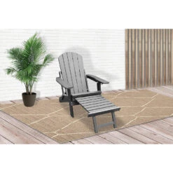 SenS-Line Montreal Relax Tuinstoel - HIPS Kunststof - Grijs -VIDAXL Winkel 7150ee0c9d544360bd69fb2dc5277501
