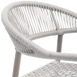 WOOOD Yellow Tuinstoel - Touw/Aluminium - Lichtgrijs - Set Van 2 8 WOOOD Yellow Tuinstoel - Touw/Aluminium - Lichtgrijs - Set Van 2 -VIDAXL Winkel 71931da97c6040479a015cee907b6c83