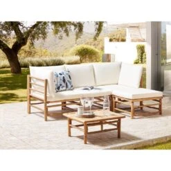 CERRETO - 1-zits Module - Wit - Bamboe -VIDAXL Winkel 726a3ca4497b486f9c7b5586db4368e0