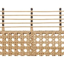 PRATELLO - Tweezitsbank - Natuurlijk - PE Rotan -VIDAXL Winkel 729c57b599d04022b967e0f8986da277