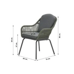 Garden Impressions Triton Dining Stoel - Rope/Moss Green -VIDAXL Winkel 72babbba03384aa5b1713e6d05eff3e2