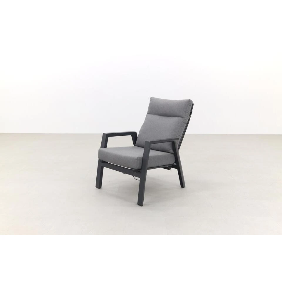 Azoren Loungestoelen Verstelbaar - Set Van 2 - Antraciet 11 Azoren Loungestoelen Verstelbaar - Set Van 2 - Antraciet - Afbeelding 9