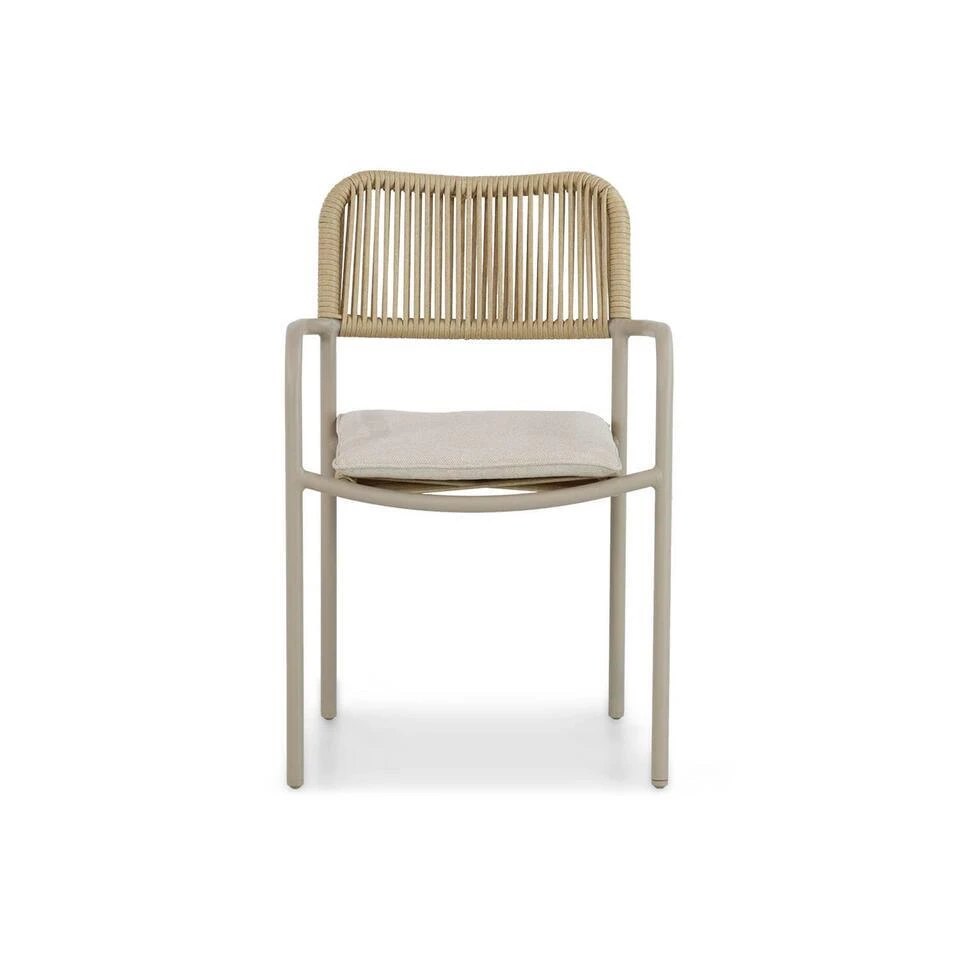 Tuinset 6 Personen 240 Cm Aluminium/rope Taupe Coco Penya/Matale 8 Tuinset 6 Personen 240 Cm Aluminium/rope Taupe Coco Penya/Matale - Afbeelding 6