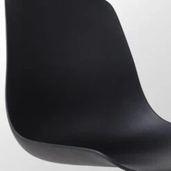 Nolon Noa-Pip Kunststof Tuinstoel Zwart - Zwart Onderstel -VIDAXL Winkel 7874dea639654dcfb93dccca545edc85