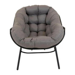 Les - Cozy Relax Stoel - Grijs -VIDAXL Winkel 7c74afd2eef6433f8f596c94c5adaa88