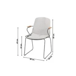 4 Seasons Veneto Tuinstoel (1 Stuk) - Stapelbaar -VIDAXL Winkel 7d2d2ca826fe483c984d0ea621e01a3c