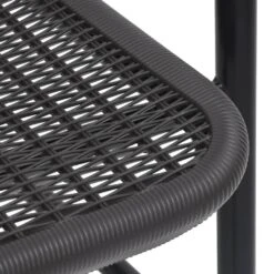 VidaXL - Tuinstoelen - 110 Kg - Zwart - Rattan En Staal - 4 Stuks -VIDAXL Winkel 7e5b3dcb0875455fb6e106feb9969754