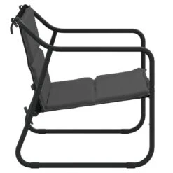 VidaXL - 2-zits Tuinbank Met Kussen Antracietkleurig - - Staal - 110x70x74 Cm -VIDAXL Winkel 7ea8d71a8e1b488a8d5266ffa83d2ba6