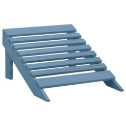 VidaXL - Tuinstoel Adirondack - Blauw - Hout - Met Voetenbank -VIDAXL Winkel 7fefc0b4c93e4fca80c92576d9b18309