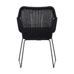 Lisomme Loki Rotan Tuinstoel Zwart - Met Zitkussen -VIDAXL Winkel 80c3500097384d54885d1e1d67fd1d8a