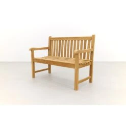 VDG Teak Houten Tuinbank Bison - 120 Cm -VIDAXL Winkel 80c53cfd485b4d108347e008768037e3