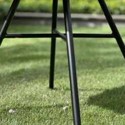 Nolon Noa-Puk Kunststof Tuinstoel Zwart - Zwart Onderstel -VIDAXL Winkel 80d4c2db040a47ada13a3cbf7726bc91