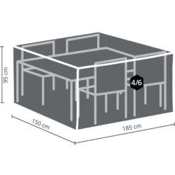 Outdoor Covers Premium Hoes - Tuinset M -VIDAXL Winkel 81005648 9000