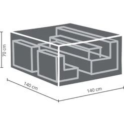 Outdoor Covers Premium Hoes - Loungeset S - 70x140x140 Cm 7 Outdoor Covers Premium Hoes - Loungeset S - 70x140x140 Cm -VIDAXL Winkel 81005651 9000