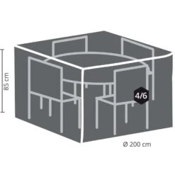 Outdoor Covers Premium Hoes Voor Ronde Tuinset - 85x200 Cm 8 Outdoor Covers Premium Hoes Voor Ronde Tuinset - 85x200 Cm -VIDAXL Winkel 81010514 0200