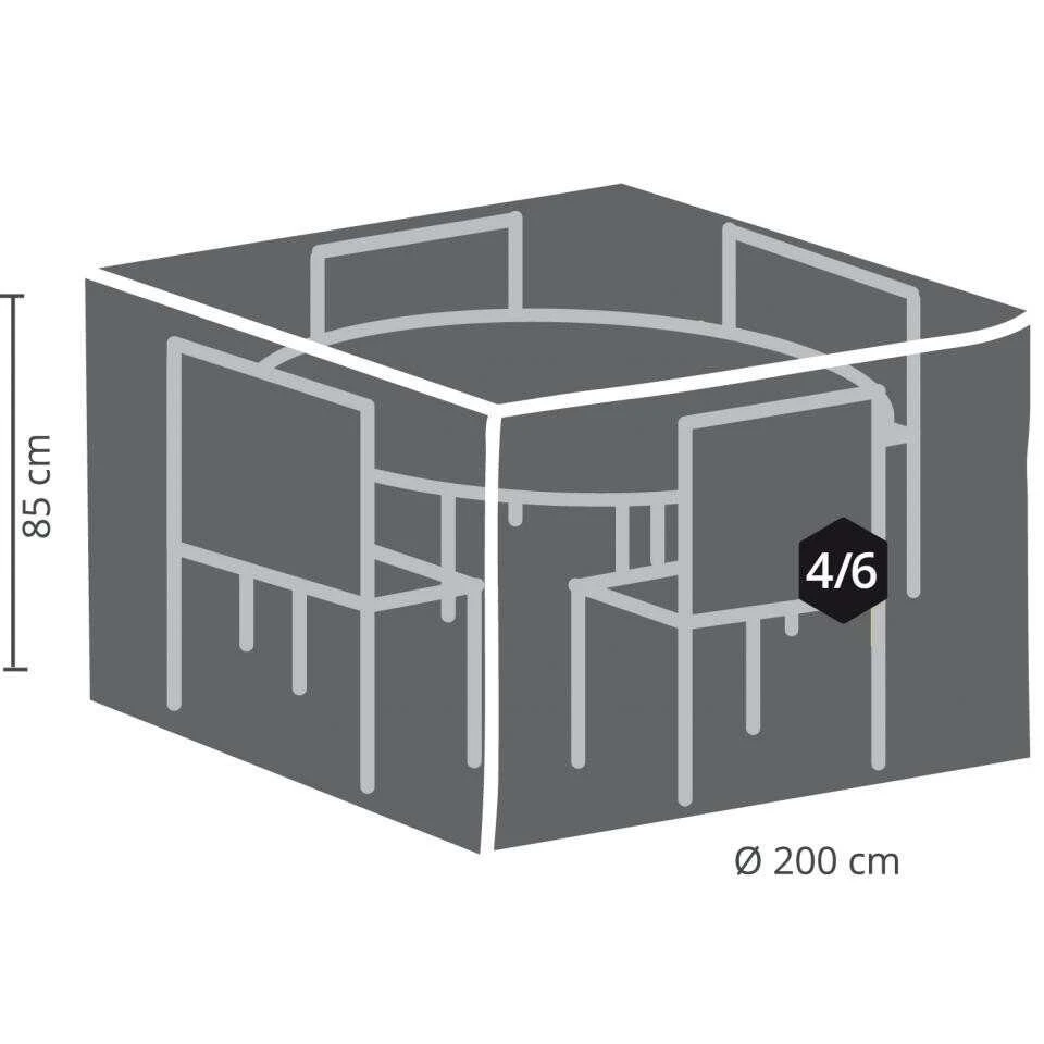 Outdoor Covers Premium Hoes Voor Ronde Tuinset - 85x200 Cm 5 Outdoor Covers Premium Hoes Voor Ronde Tuinset - 85x200 Cm - Afbeelding 3