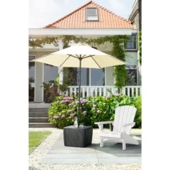 Keter Troy Adirondack Tuinstoel - 81x80x96,5cm - Wit -VIDAXL Winkel 81026433 0005