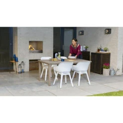 Allibert Tuinstoel Akola - Wit (2 Stuks) -VIDAXL Winkel 81027613 0005