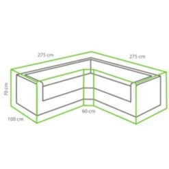 Outdoor Covers Premium Loungesethoes Trapezium - Grijs -VIDAXL Winkel 81029500 0500