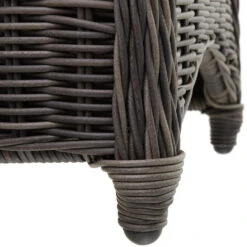 Tectake® - 2 Luxe Wicker Stoelen - Fauteuils - Zachte Kussens - Grijs - 403682 -VIDAXL Winkel 81dbead287724ab087b45d8ef8091e8f