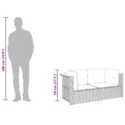 VidaXL - Tuinbank - Grijs - Poly Rattan - 2 Stuks 19 VidaXL - Tuinbank - Grijs - Poly Rattan - 2 Stuks -VIDAXL Winkel 829026f61dcc4e259713f501b63f2624