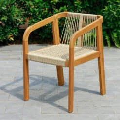 Set Van 2 Stoelen Voor Binnen En Buiten Van Massief Hout Beige Stof -VIDAXL Winkel 83436a3ad43b4c648e39229f97c54f32