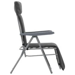 VidaXL Tuinstoelen Met Kussen Inklapbaar 2 St Grijs -VIDAXL Winkel 87883ae89a674fb69bd0256335e1cf03