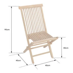 Happy Garden Stoel LOMBOK - Bruin - Hout -VIDAXL Winkel 8b1385718a4b459a82b243fa59d3b44d