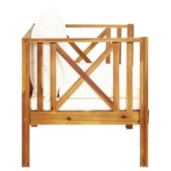 VidaXL Tuinbank 2-zits Met Kussens 122 Cm Massief Acaciahout -VIDAXL Winkel 8bac5842d89b4c6c9eefc2157d1d3b2a