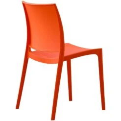 CLP Tuinstoel Meton Kunststof - Oranje -VIDAXL Winkel 8cc34b77b0354fab9812e5a3b53ea609