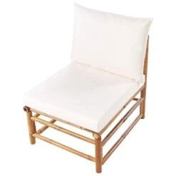 CERRETO - 1-zits Module - Wit - Bamboe -VIDAXL Winkel 8f162eb7bb6f4fe2b8df4496f30ca7b5