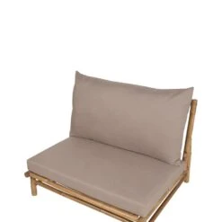 TODI - Fauteuil - Lichthout/Taupe - Bamboe -VIDAXL Winkel 903ab2d3a2cd4629ac2c672b5c069aec