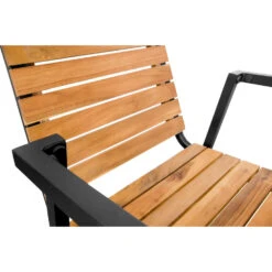 Sens-Line - Dexter Tuinstoel - Zwart - Acaciahout - Set Van 4 7 Sens-Line - Dexter Tuinstoel - Zwart - Acaciahout - Set Van 4 -VIDAXL Winkel 91ed534d317c475089c604d9b3bc9df0