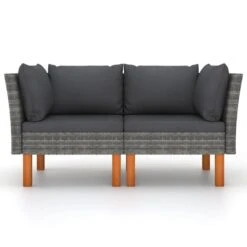 VidaXL - Hoekbanken - Grijs - Poly Rattan - 2 Stuks -VIDAXL Winkel 920b0a2f1dd04fec9fef753775598af0