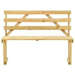 VidaXL - Tuinbank - Groen - Geïmpregneerd Grenenhout - 120 Cm -VIDAXL Winkel 930d623735ca48bbbe5481f0c9729681