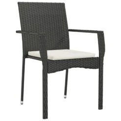 VidaXL - Tuinset - Zwart - Poly Rattan - 190 Cm - 7 Stuks - Met Kussens -VIDAXL Winkel 935e4c621bd4449d9e8babd7acbce1c0