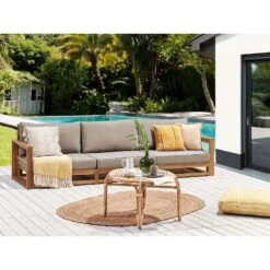 TIMOR II - Tuinbank 3-zits - Lichthout - Gecertificeerd Acaciahout -VIDAXL Winkel 93c4c973c9f44440a914e195267a53b4